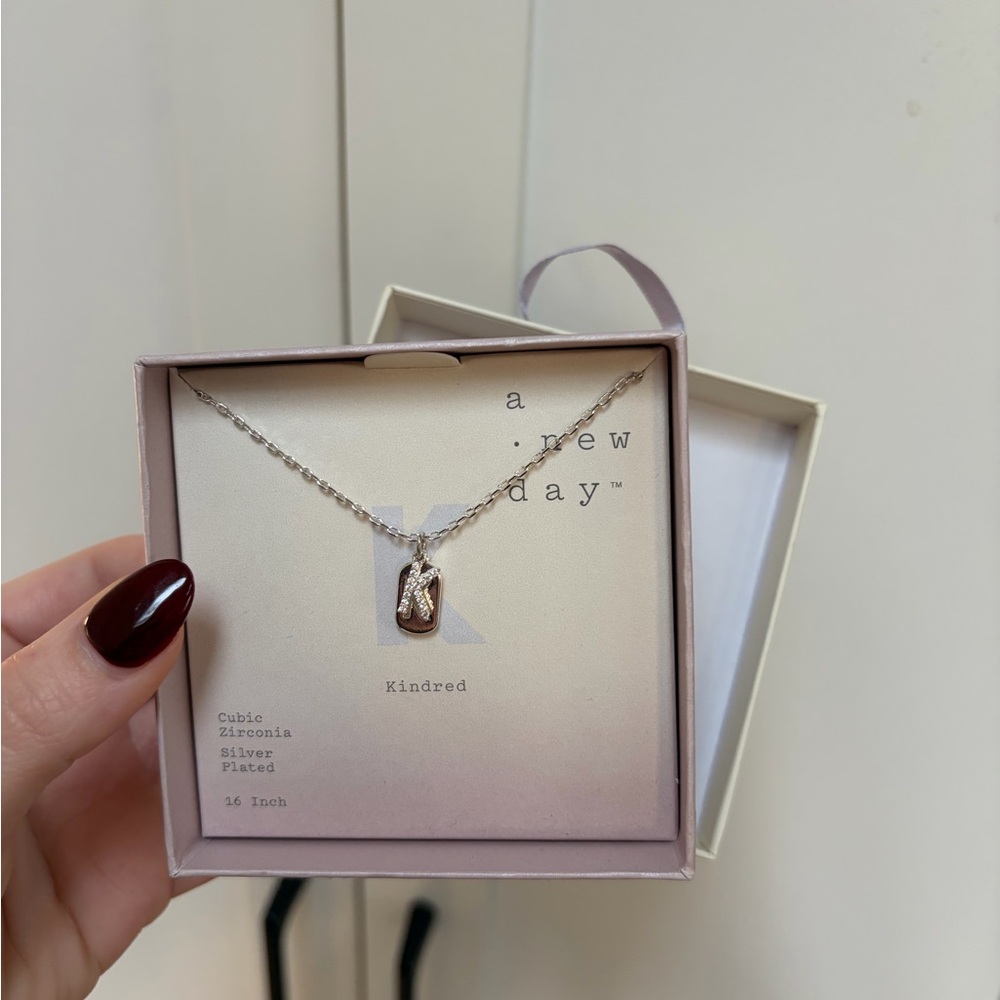 A New Day Silver Cubic Zirconia Necklace